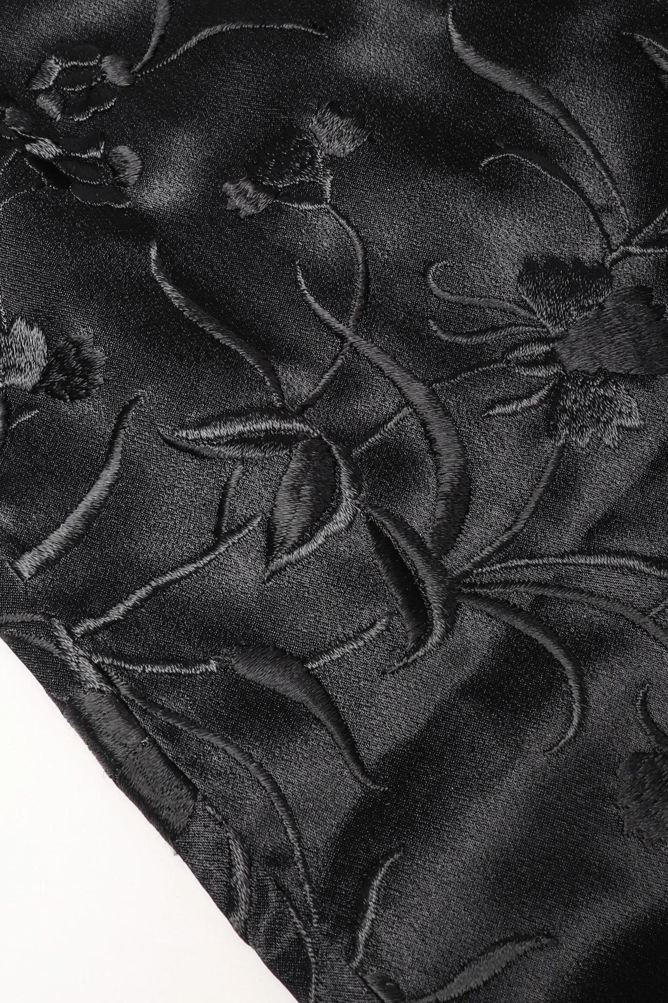 Embroidered Silk Stirrup Pant