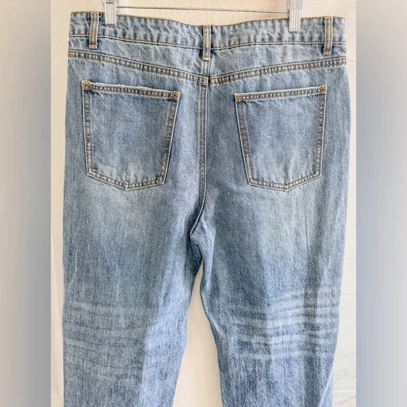 EVIDNT Los Angeles Distressed Cropped Jeans - Size 31, Stylish &amp; Modern