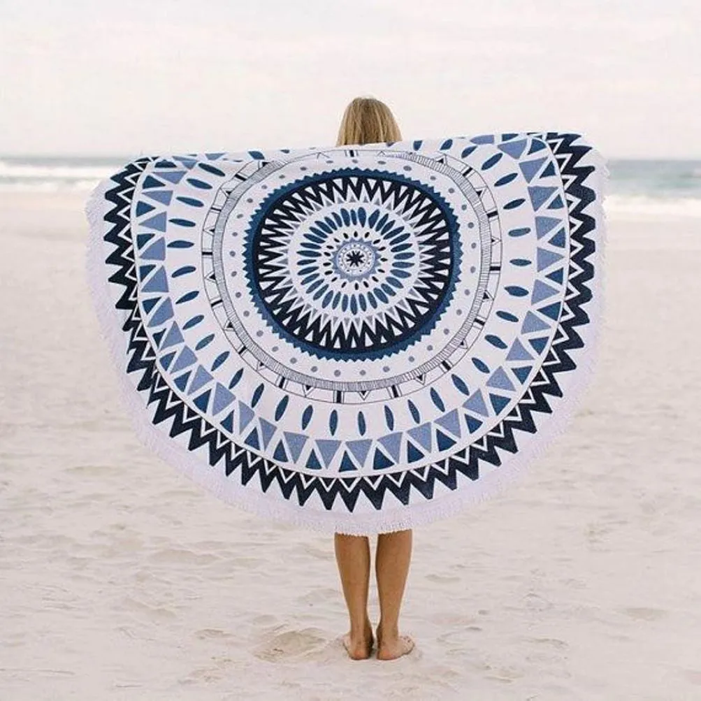 Fab Roundie Bohemian Beach Towel in Three Different Styles