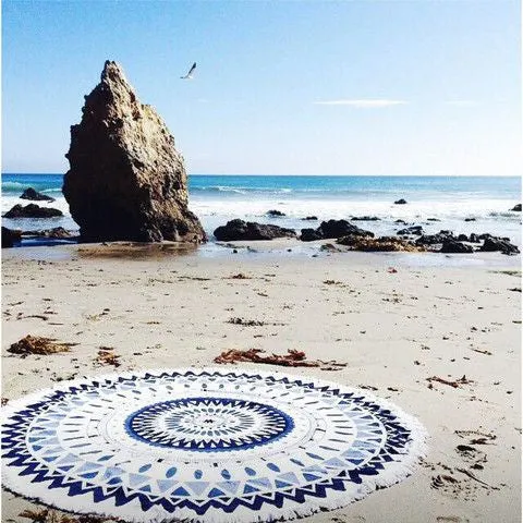 Fab Roundie Bohemian Beach Towel in Three Different Styles