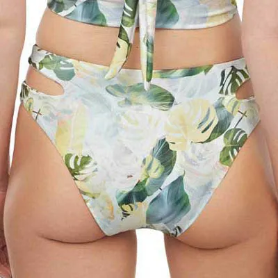 FINAL SALE Cutout High Leg Swimsuit Bottom