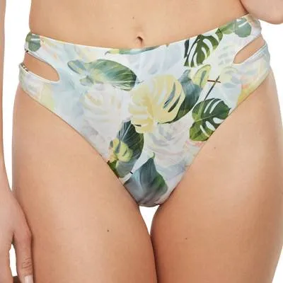 FINAL SALE Cutout High Leg Swimsuit Bottom