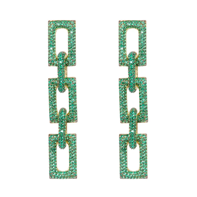Flat Block Earrings