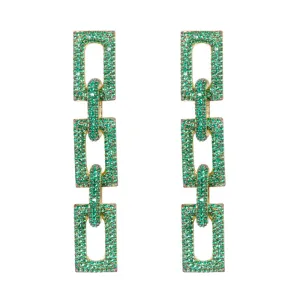 Flat Block Earrings