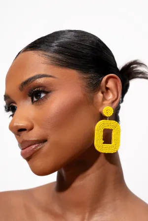 FREDA EARRINGS in YELLOW