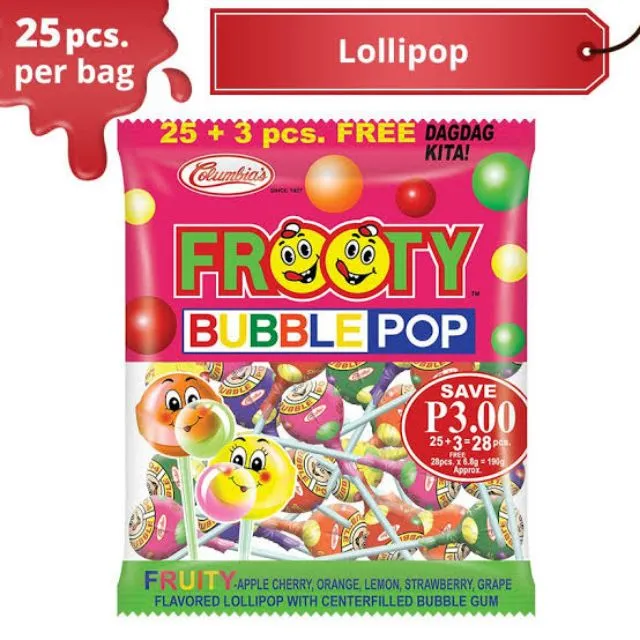 FROOTY BUBBLE POP 25`S