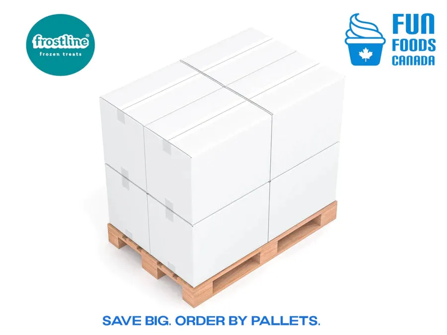 Frostline Vanilla Soft Serve Ice Cream Mix - 6 Lbs. Bag - Case (6 X 6 lbs. Bags) - 56 Cases per Pallet - Canadian Distributor