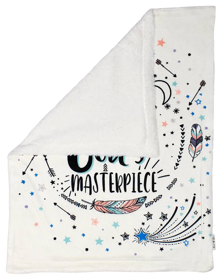 Gods Masterpiece Plush Baby Blanket - Wholesale