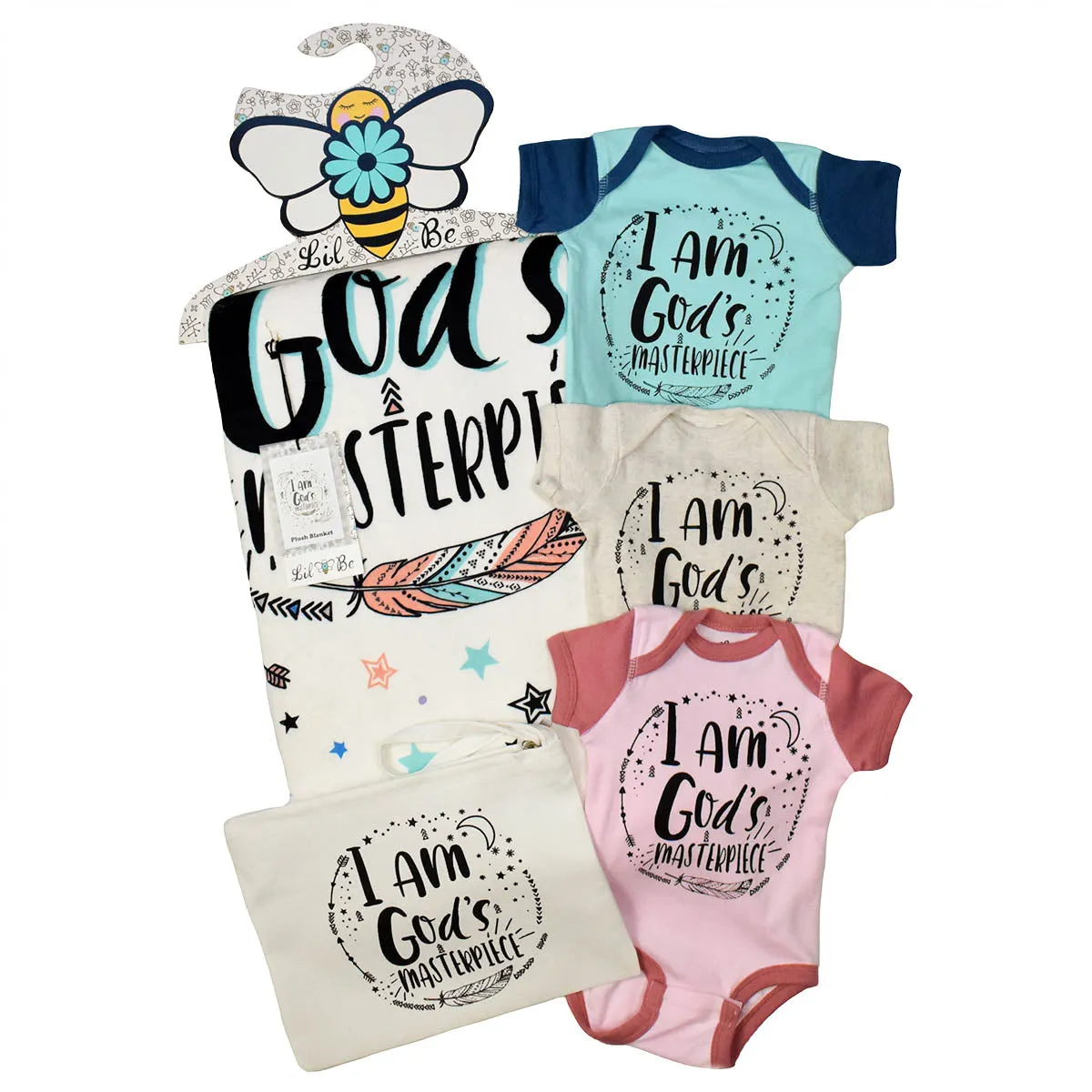 Gods Masterpiece Plush Baby Blanket - Wholesale