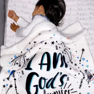 Gods Masterpiece Plush Baby Blanket - Wholesale