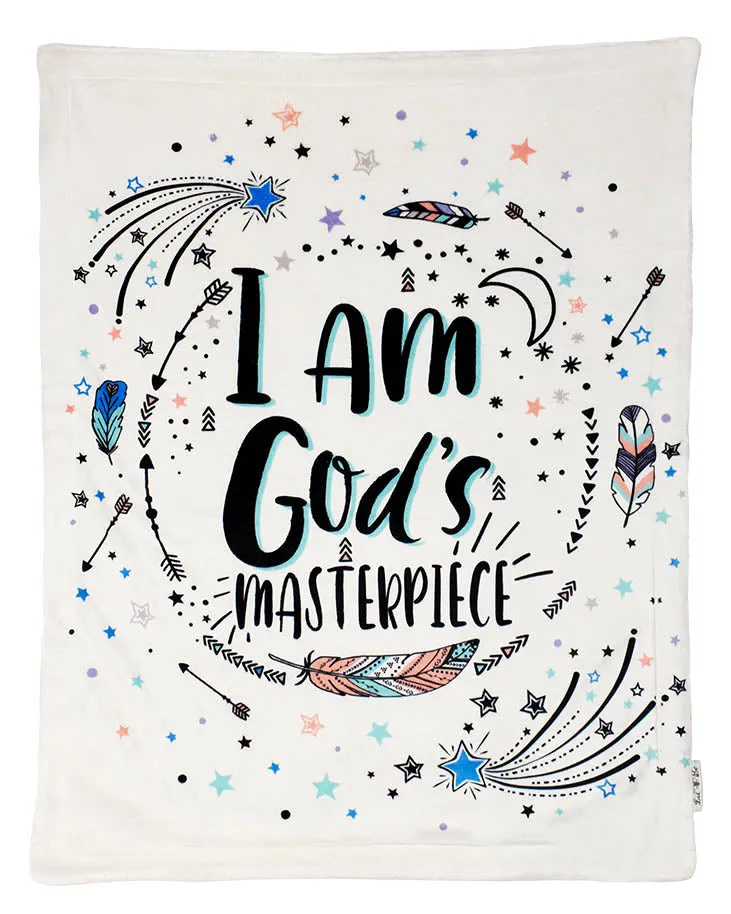 Gods Masterpiece Plush Baby Blanket - Wholesale