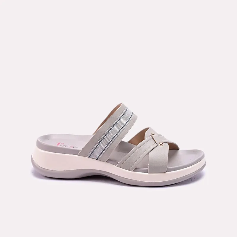 Gray Soft Casual Slippers 0413189