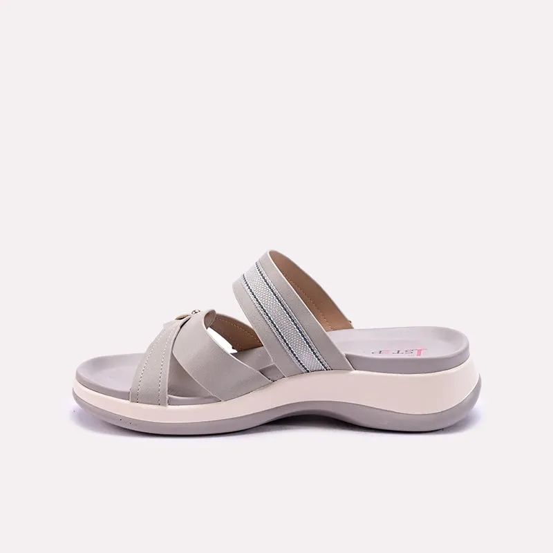 Gray Soft Casual Slippers 0413189