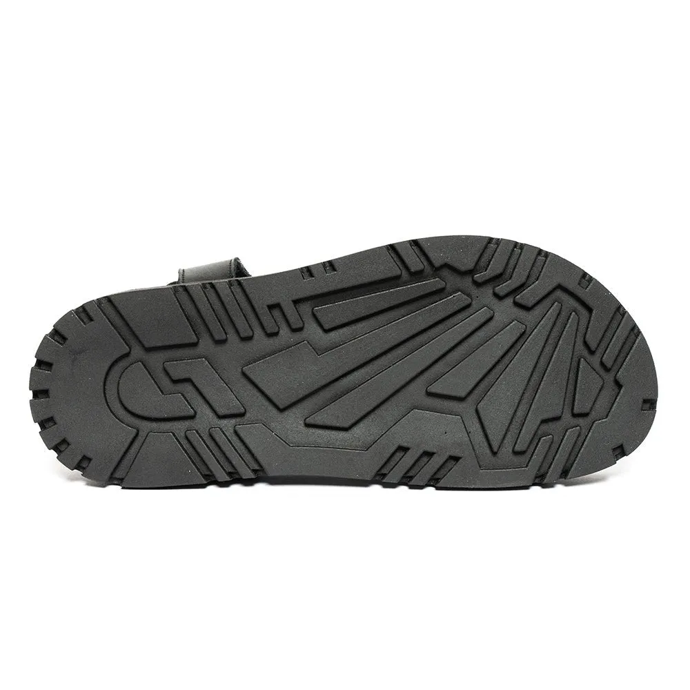Greyder Women's High Sole Sandals in Black