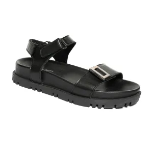 Greyder Women's High Sole Sandals in Black
