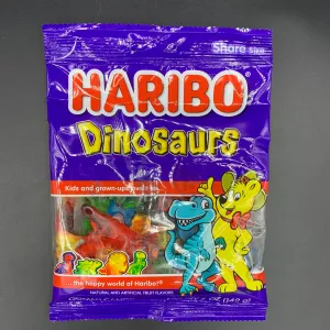 Haribo - Dinosaurs Gummy Candy, 142g (USA)