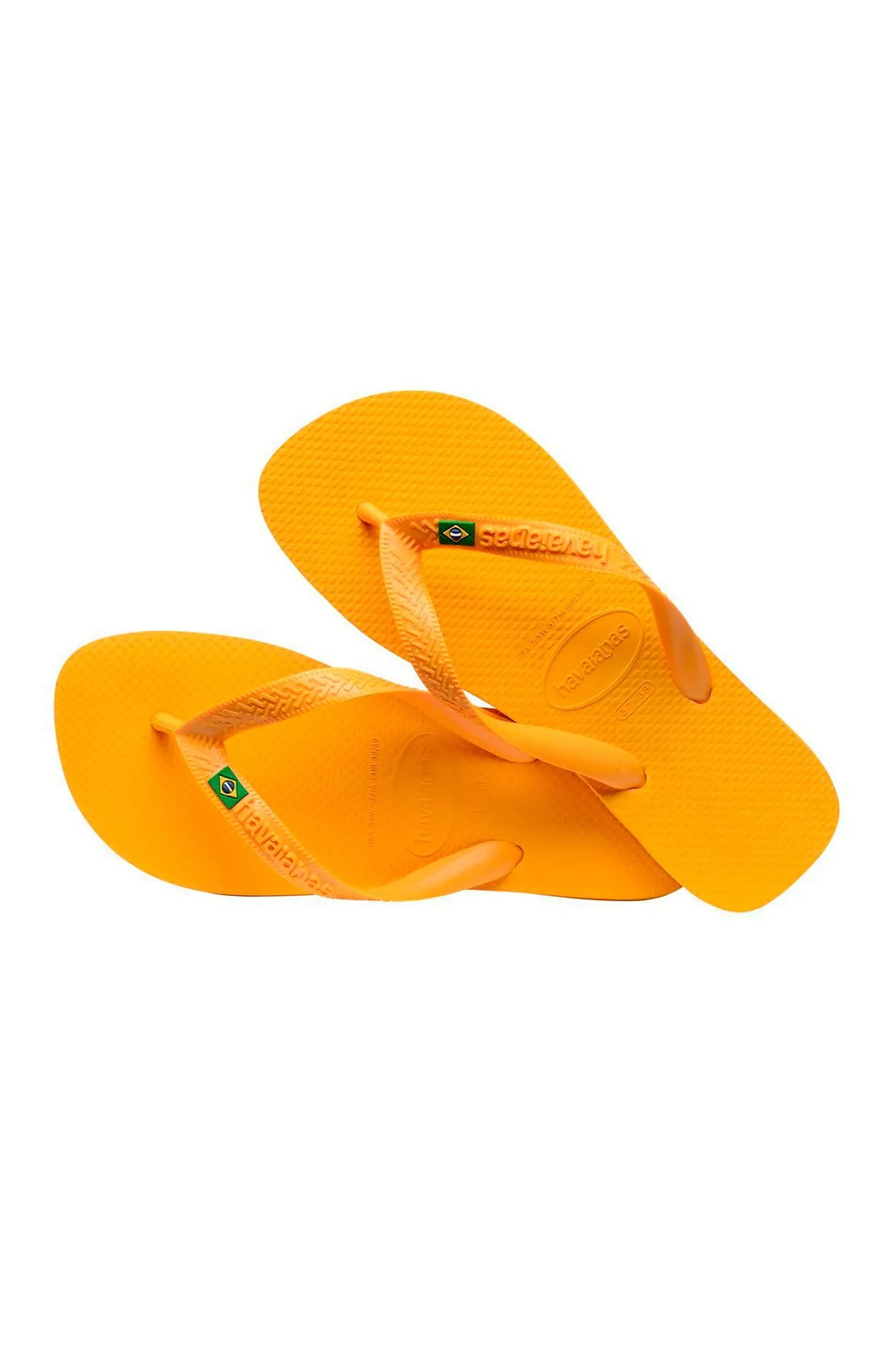 Havaianas Slippers - Orange Med Logo