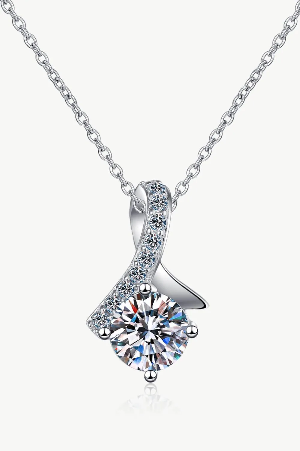Hazel Blues® | Unique and Chic Moissanite Pendant Necklace