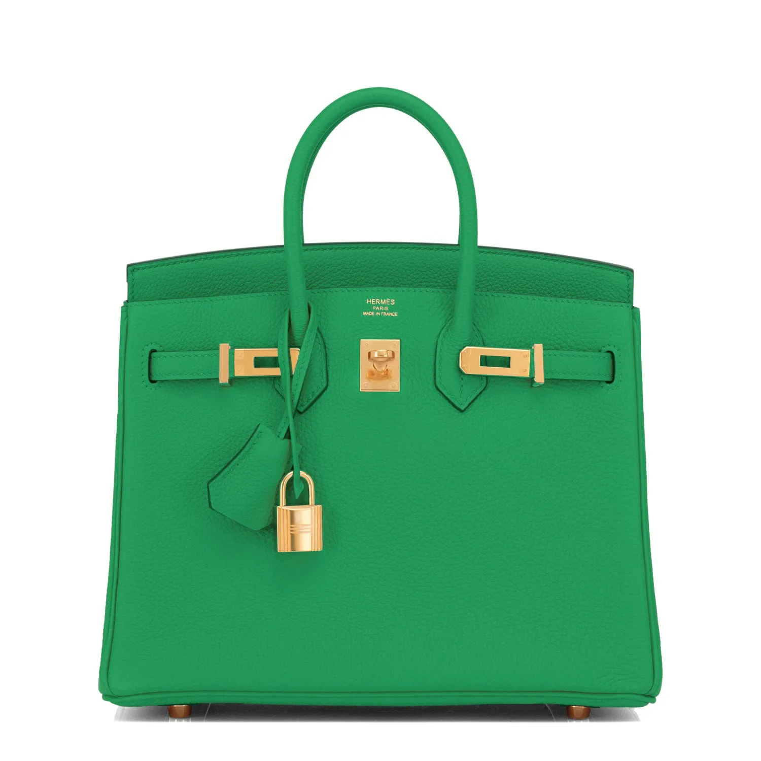 Hermes Bambou Birkin Bamboo 25cm Togo Gold Hardware