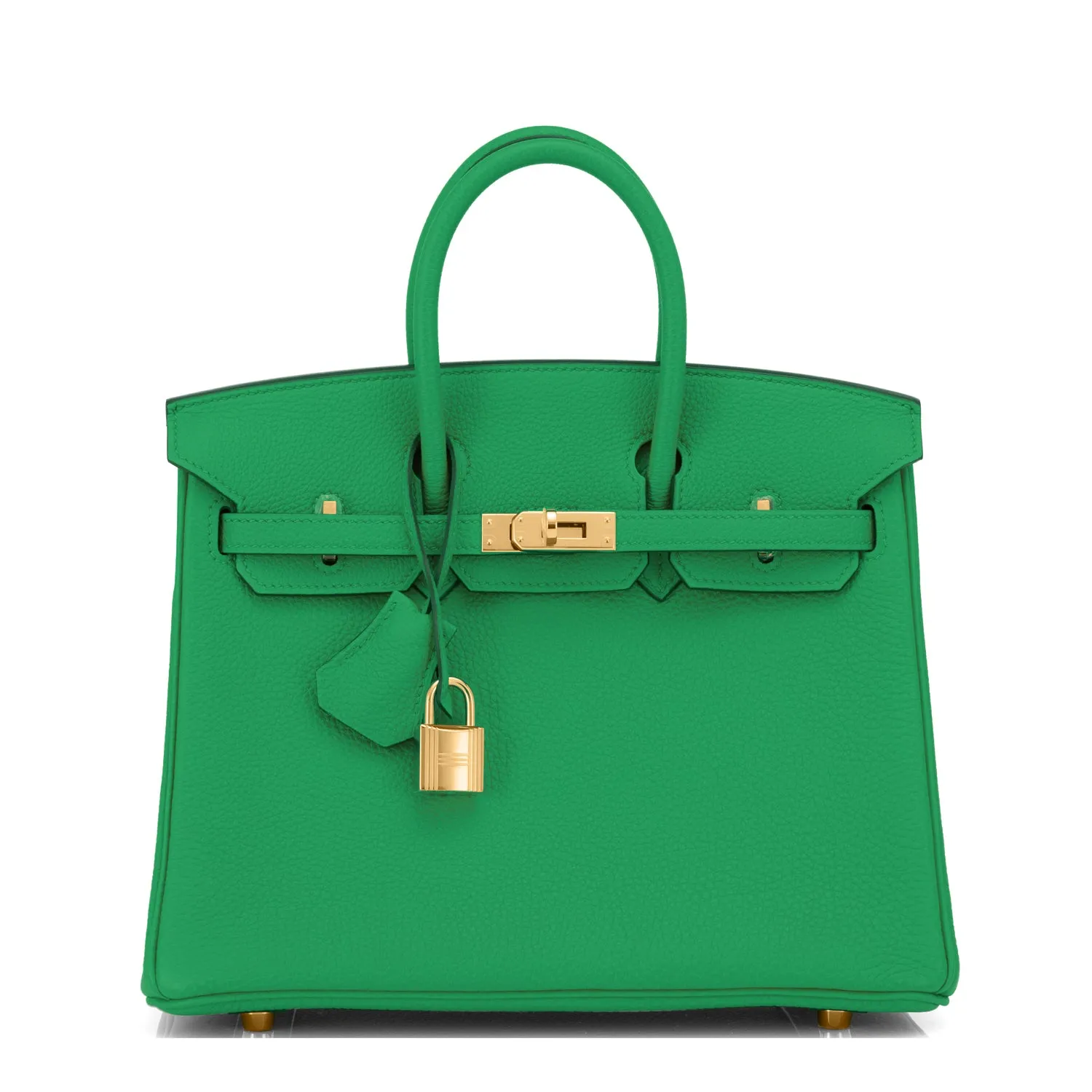 Hermes Bambou Birkin Bamboo 25cm Togo Gold Hardware