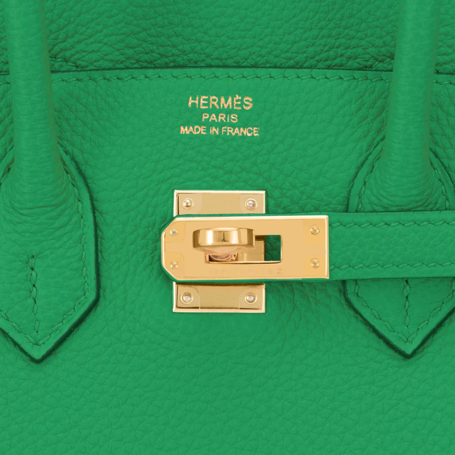 Hermes Bambou Birkin Bamboo 25cm Togo Gold Hardware