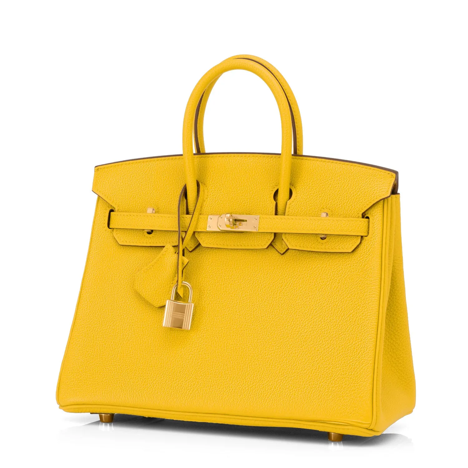 Hermes Birkin 25cm Jaune de Naples Gold Hardware
