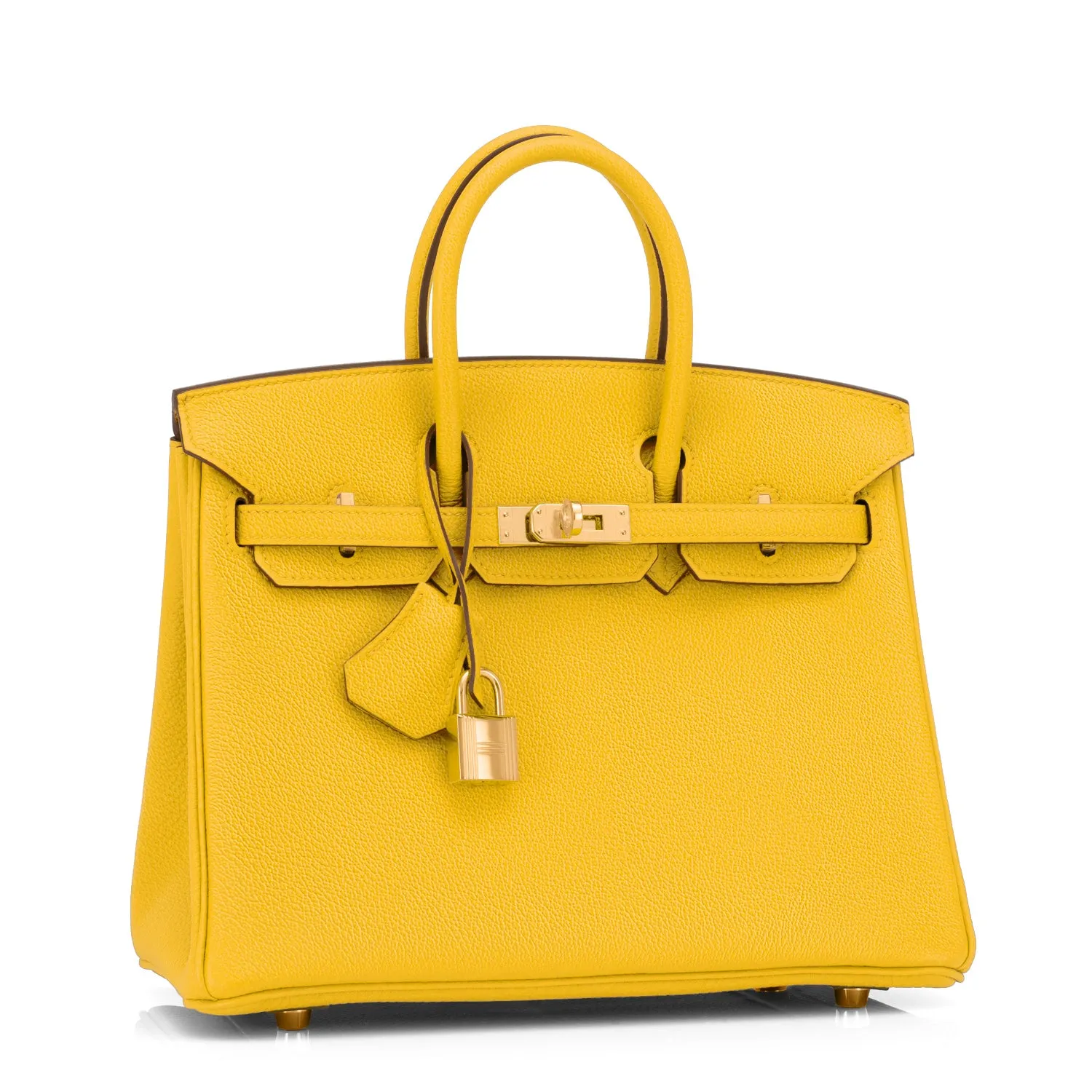 Hermes Birkin 25cm Jaune de Naples Gold Hardware