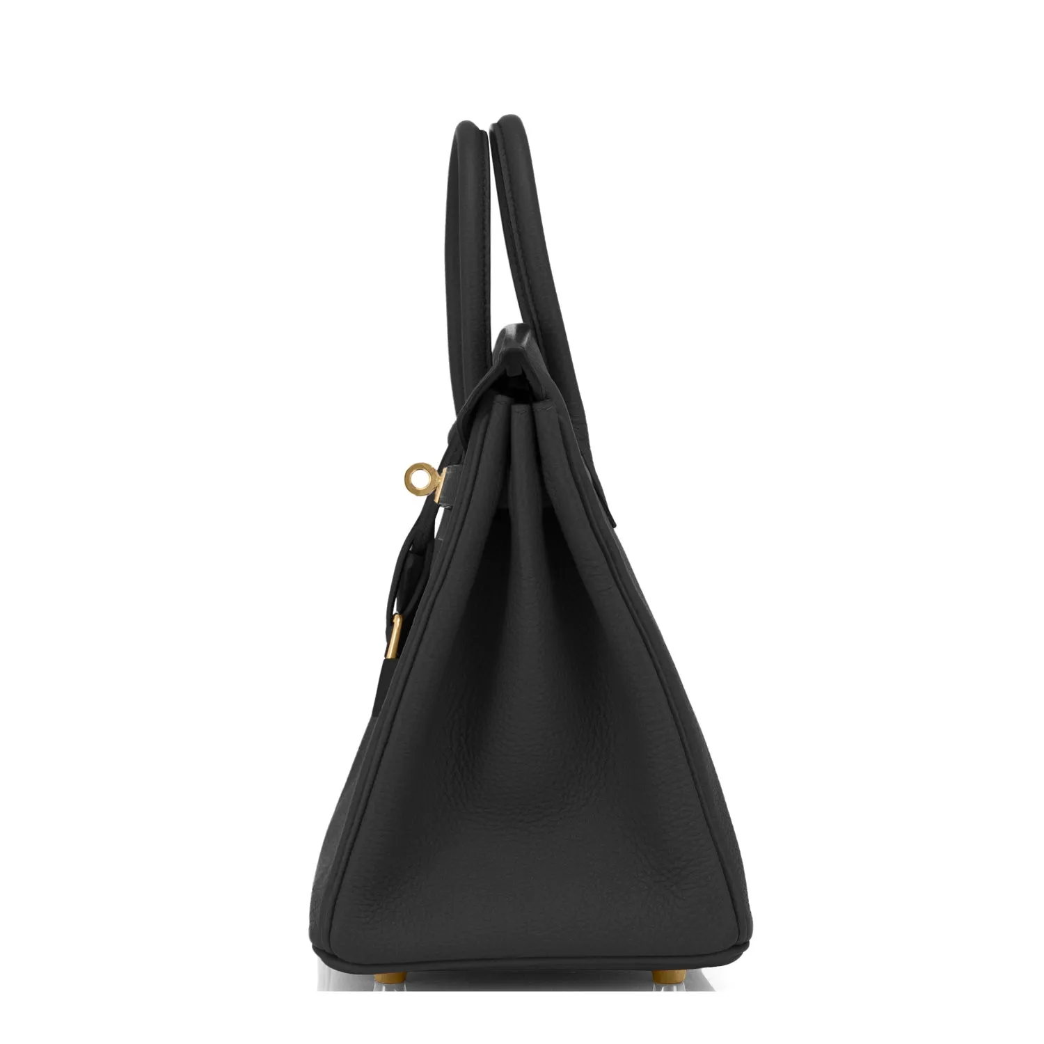 Hermes Black 25cm Birkin Togo Gold Hardware