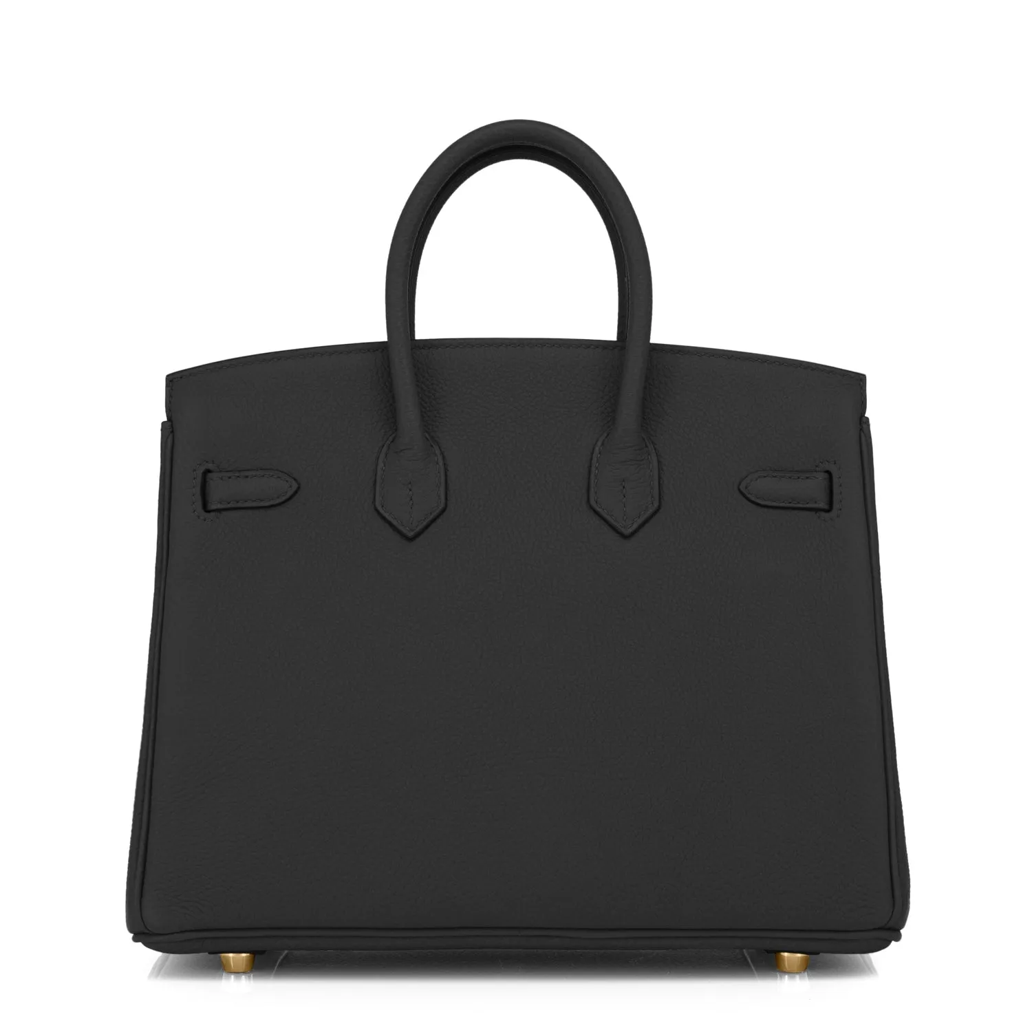 Hermes Black 25cm Birkin Togo Gold Hardware