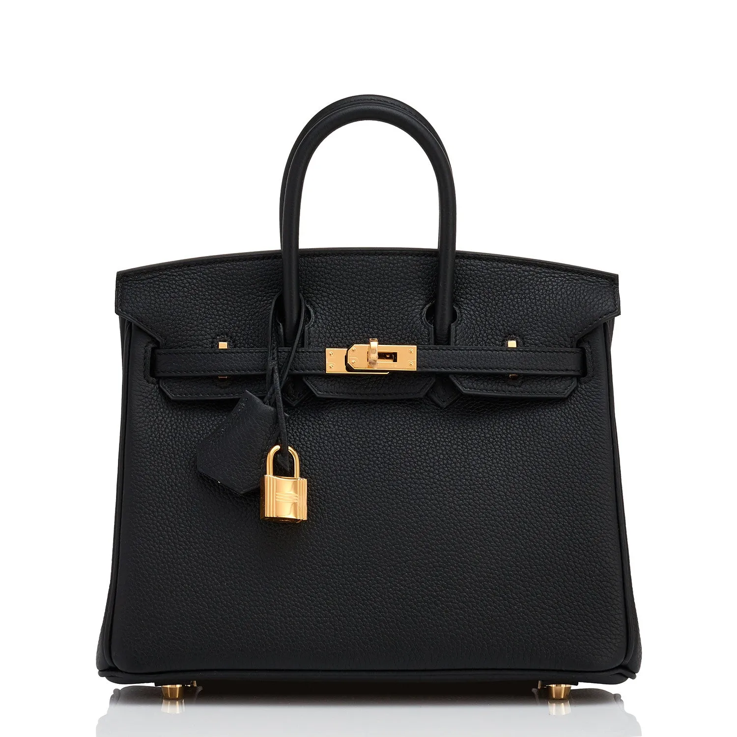 Hermes Black Baby Birkin 25cm Togo Gold Hardware