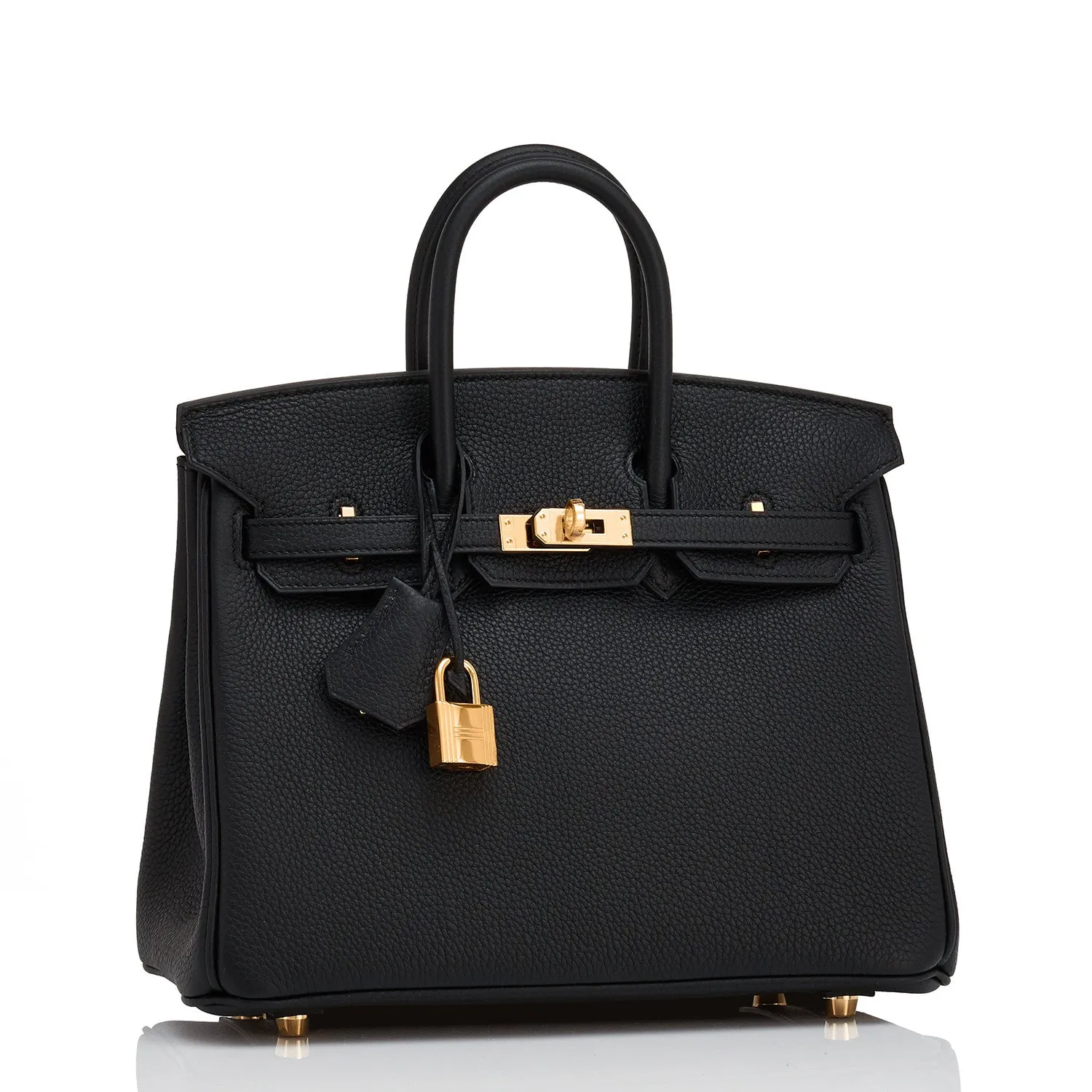 Hermes Black Baby Birkin 25cm Togo Gold Hardware