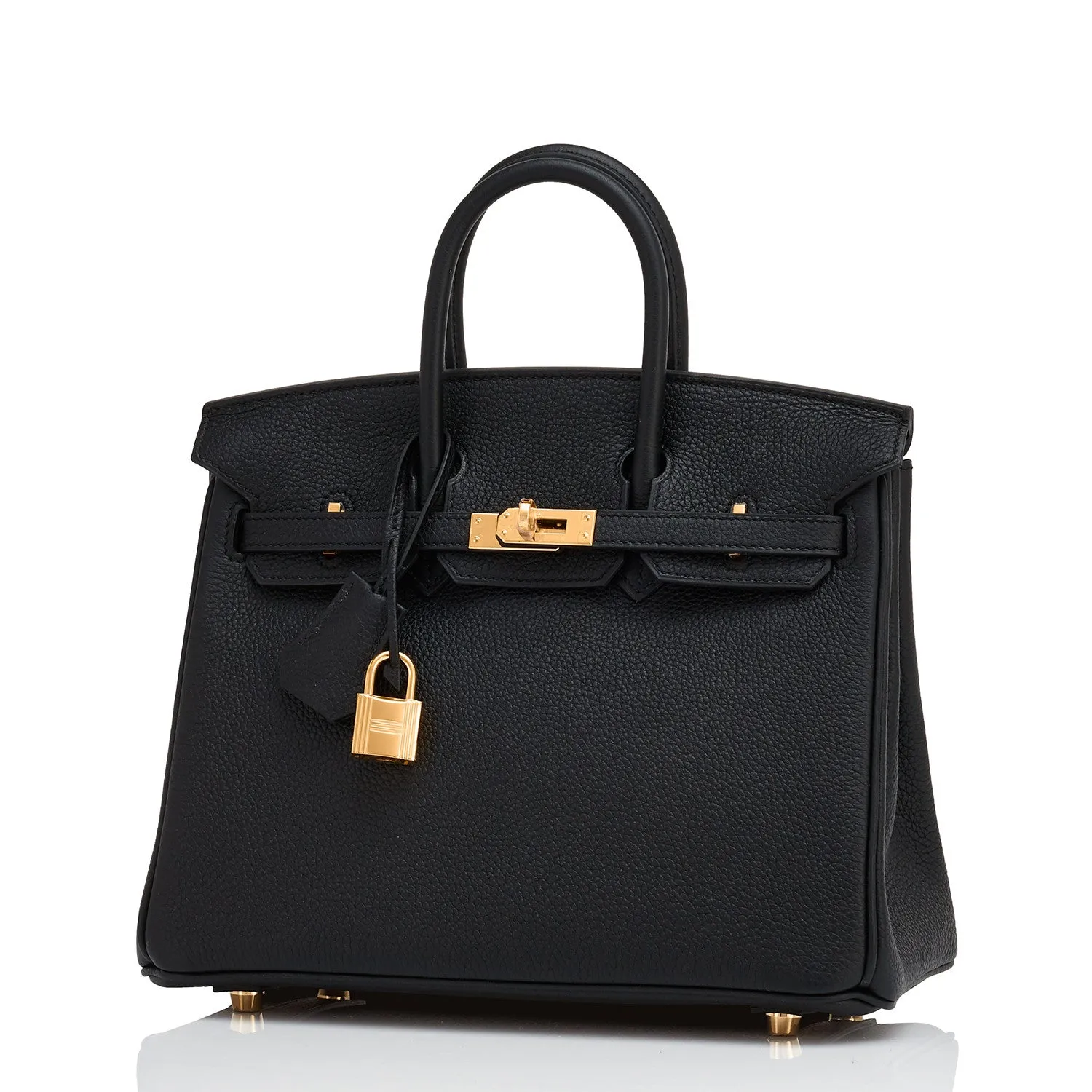 Hermes Black Baby Birkin 25cm Togo Gold Hardware