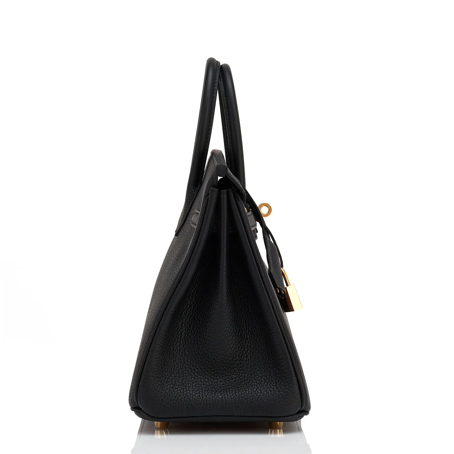 Hermes Black Baby Birkin 25cm Togo Gold Hardware