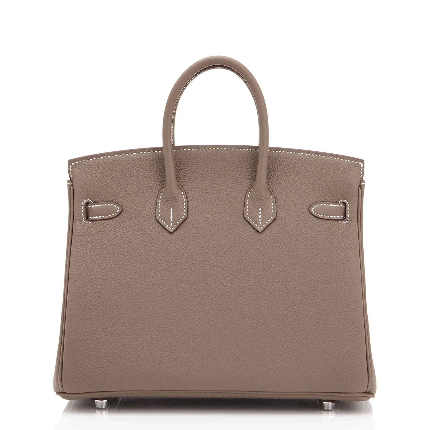 Hermes Etoupe Birkin 25cm Togo Palladium Hardware