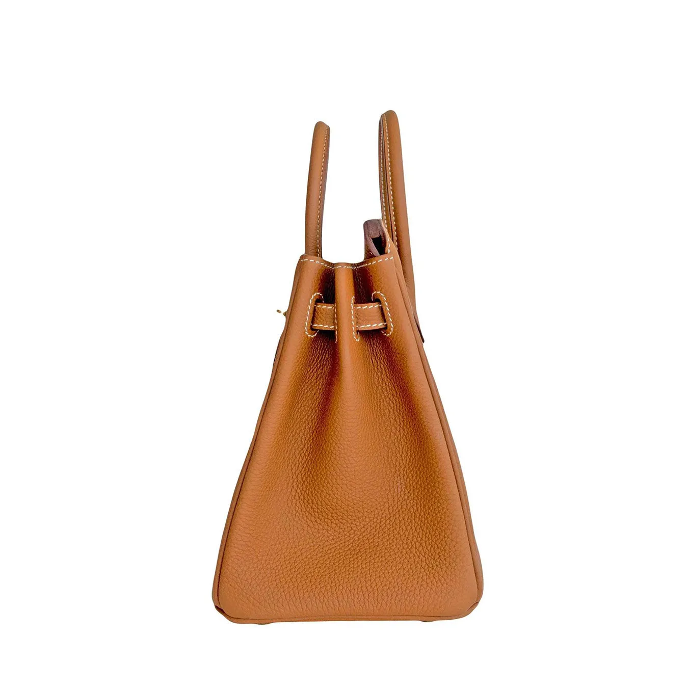 Hermes Gold Baby Birkin 25cm Togo Gold GHW Satchel Jewel