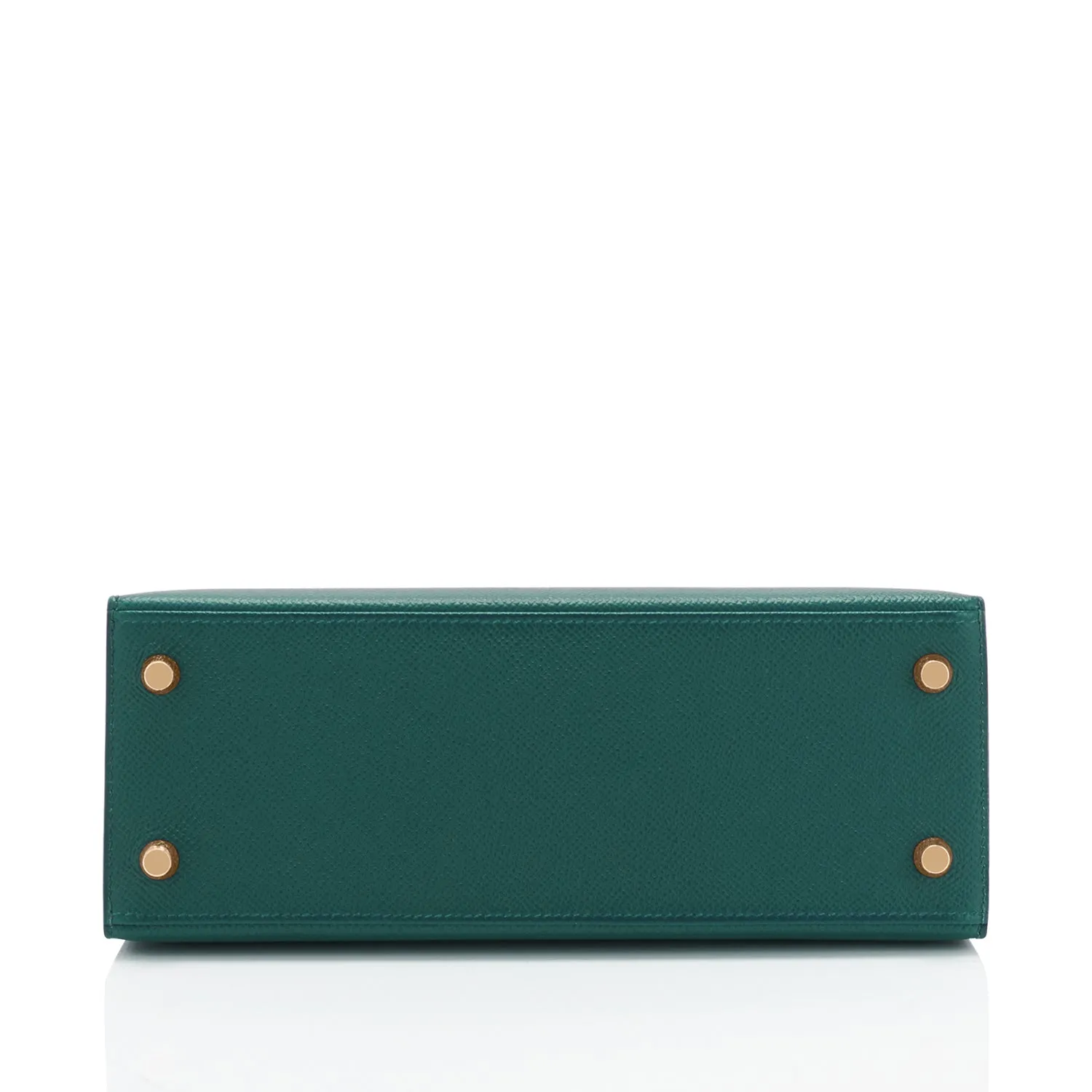 Hermes Kelly 25cm Malachite Jewel Green Epsom Gold Hardware Sellier Bag