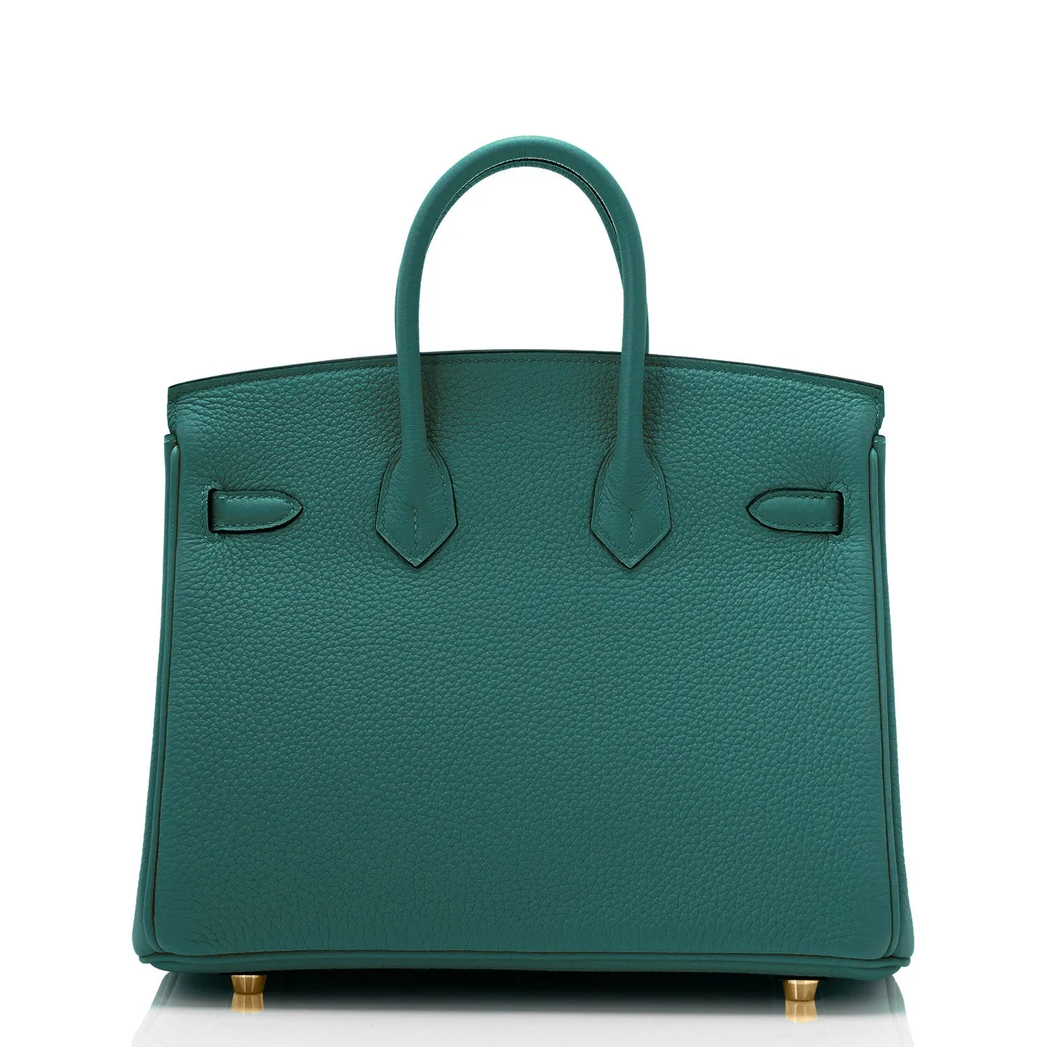 Hermes Malachite 25cm Birkin Jewel Green Togo Gold Hardware