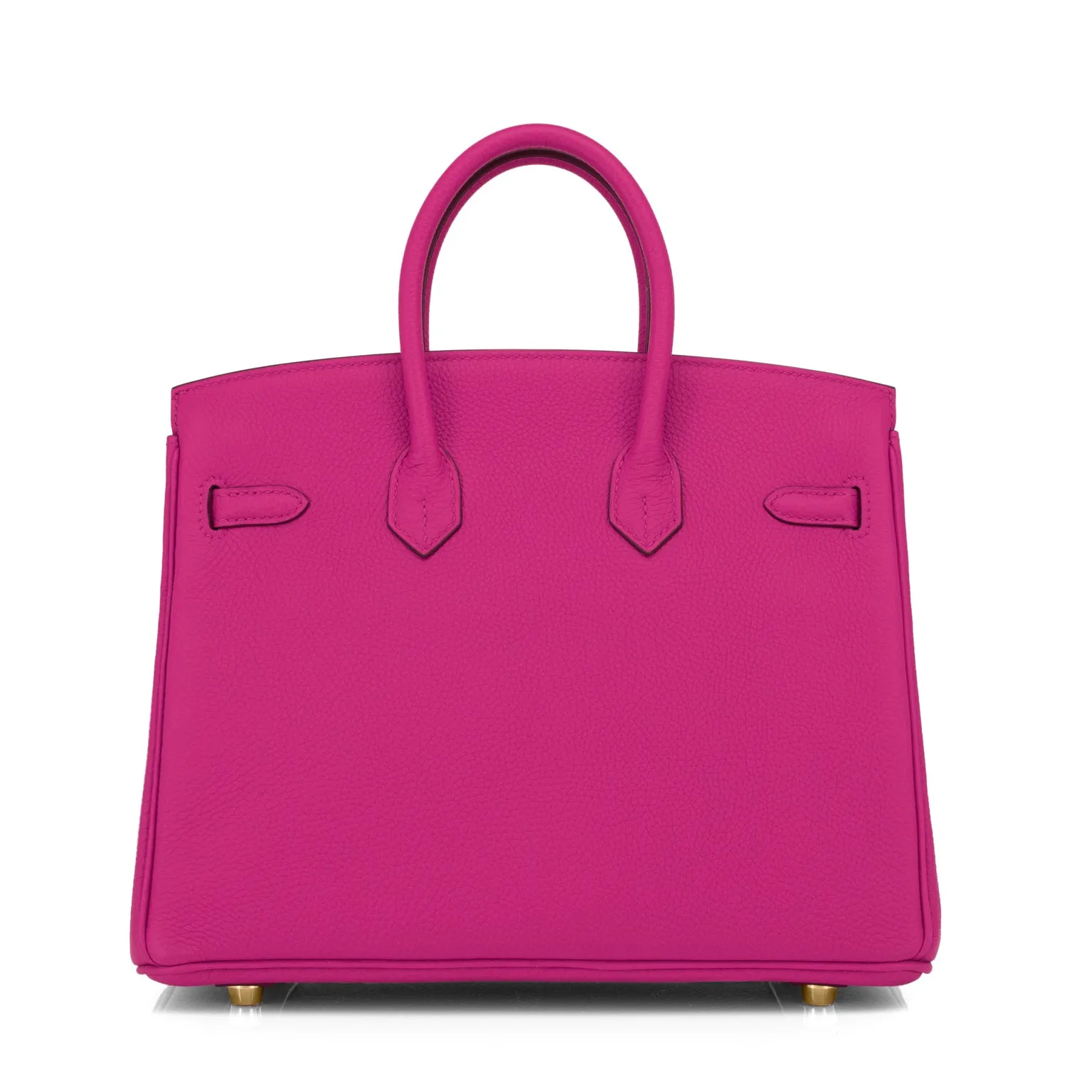 Hermes Rose Pourpre Birkin 25cm Togo Gold Hardware