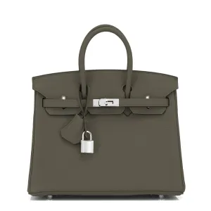 Hermes Vert Maquis Birkin 25cm Togo Palladium Hardware
