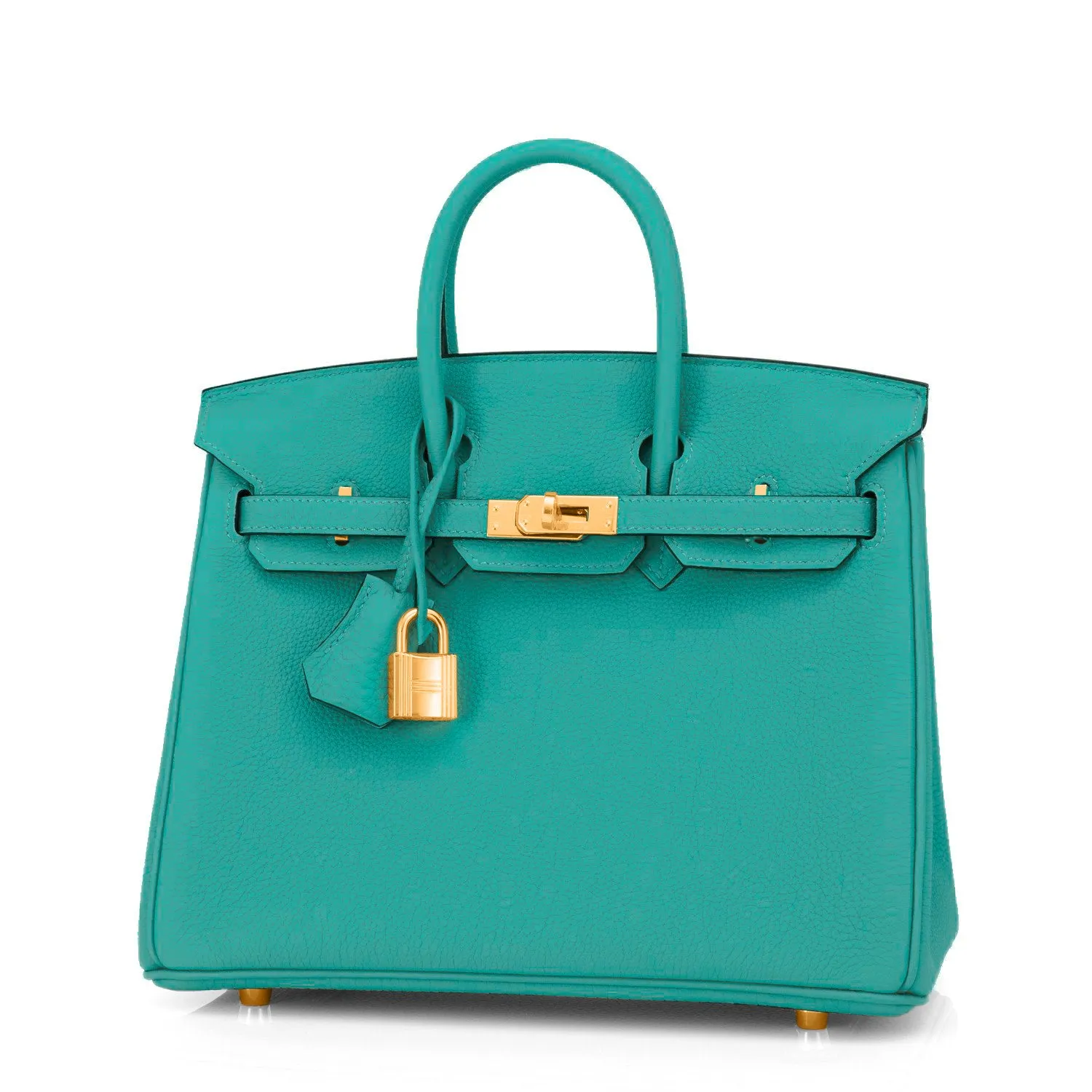 Hermes Vert Verone Birkin 25 Togo Gold Hardware
