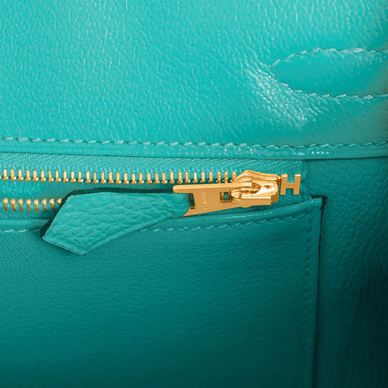 Hermes Vert Verone Birkin 25 Togo Gold Hardware