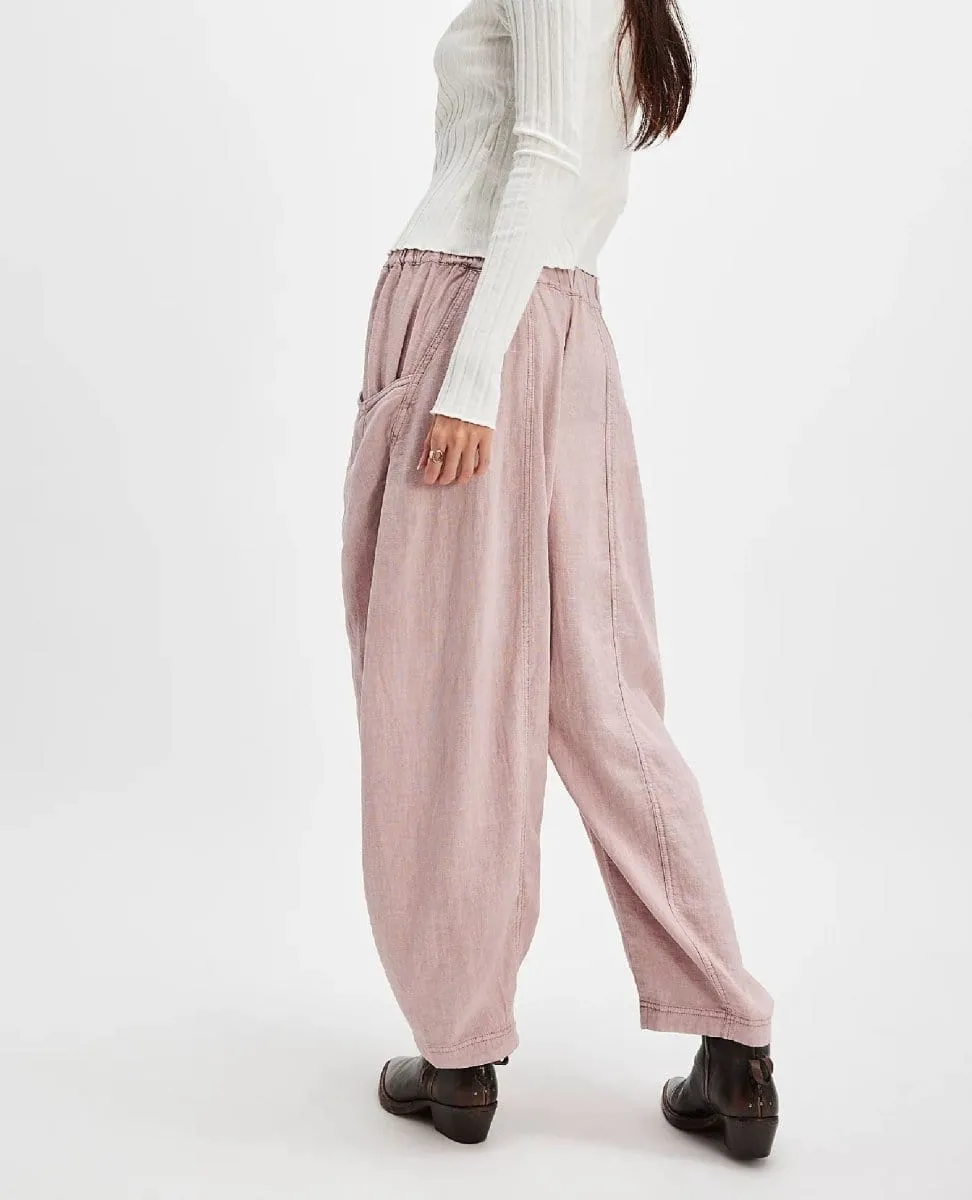 High Road Barrel Pant Blush Tint