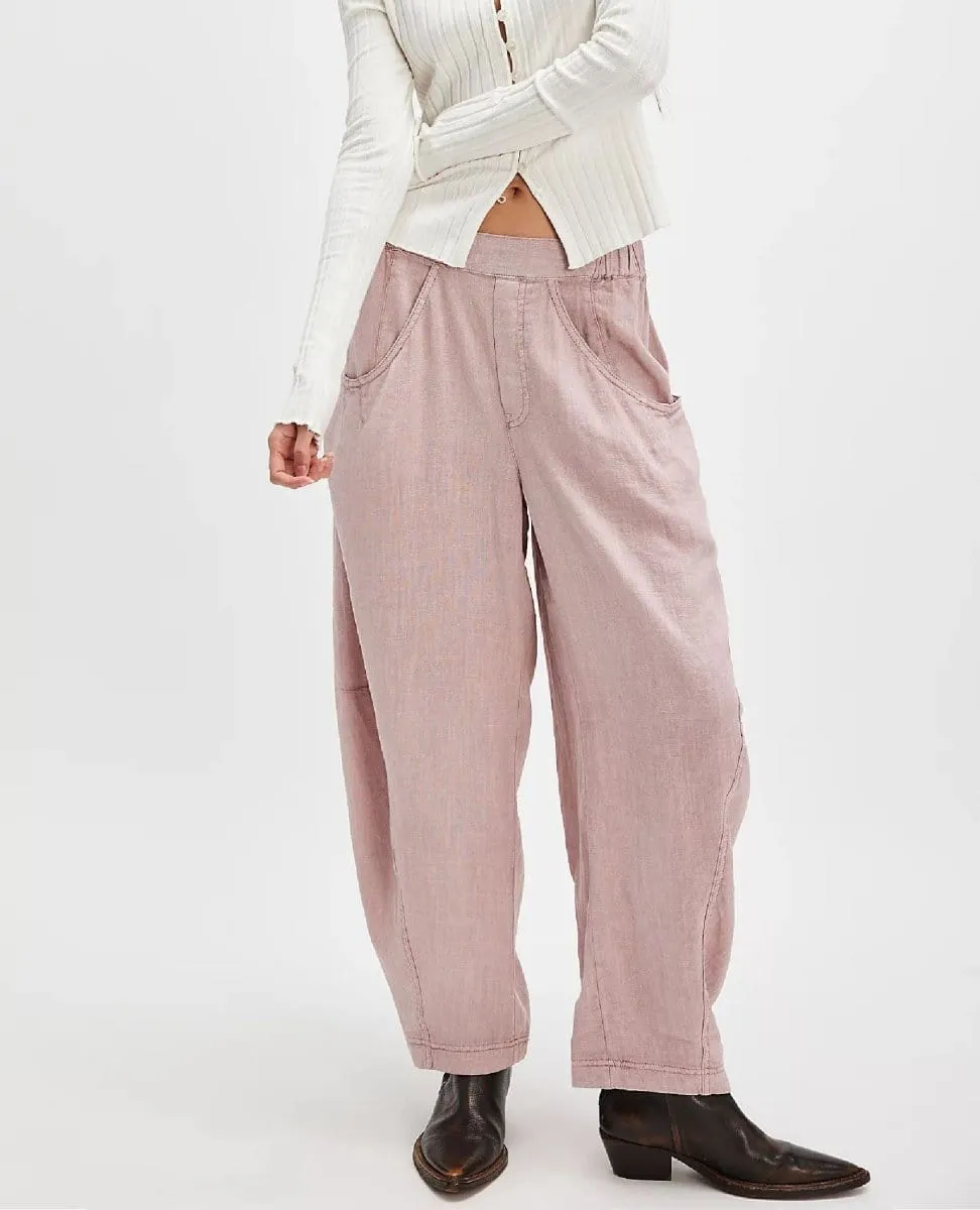 High Road Barrel Pant Blush Tint