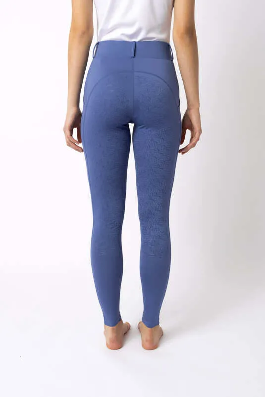 Horze Dea Ladies Full Grip Tights Velvet Morning