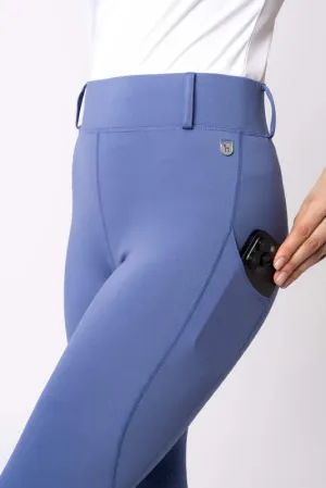 Horze Dea Ladies Full Grip Tights Velvet Morning