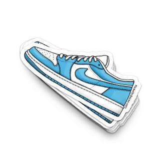 Jordan 1 Low "Legend Blue" Sneaker Sticker