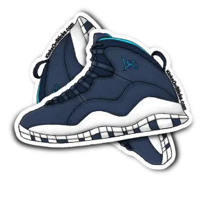 Jordan 10 "Los Angeles" Sneaker Sticker