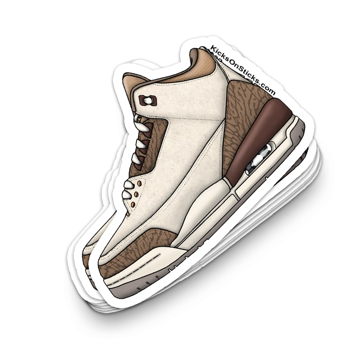 Jordan 3 "Palomino" Sneaker Sticker