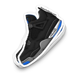 Jordan 4 "Motorsport" Black Sneaker Sticker