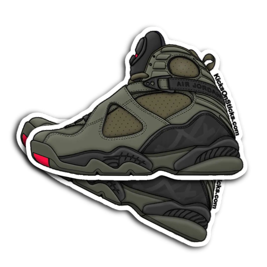 Jordan 8 "UNDFTD" Sneaker Sticker